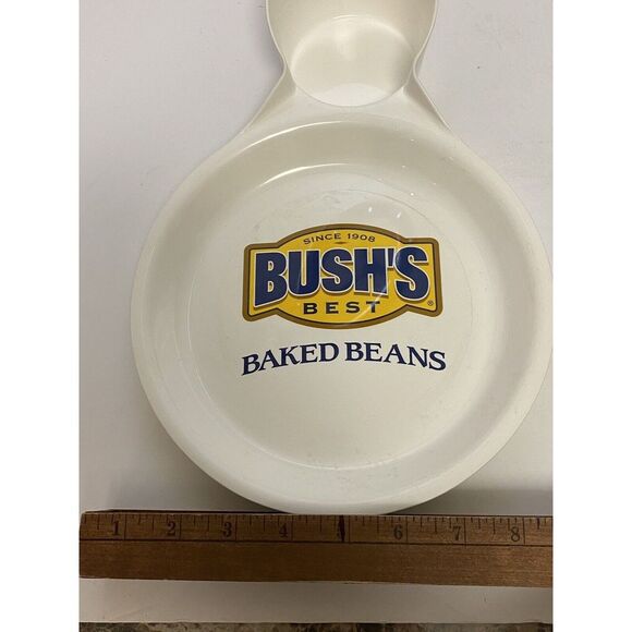 Bush's BEST Baked Beans Drink N' Plate Lot (3) Very‎ Unique Advertising - Picture 9 of 10